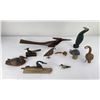 Image 1 : Flock of Handcrafted Folk Art Birds