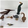 Image 4 : Flock of Handcrafted Folk Art Birds
