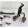 Image 8 : Flock of Handcrafted Folk Art Birds