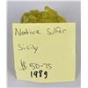 Image 8 : Native Sulfur Sicily
