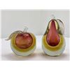 Image 1 : Alfredo Barbini Murano Pear Glass Bookends