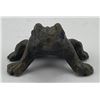 Image 2 : Antique Bronze Frog Paperweight