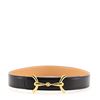 Image 2 : Hermes Horsebit Reversible Belt Leather Medium Black