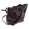 Image 2 : Coach Black Snakeskin Embossed Leather Mickey Drawstring Shoulder Bag