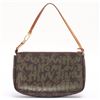 Image 2 : Louis Vuitton Brown Monogram Graffiti Print Coated Canvas Leather Pochette Acces