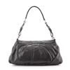 Image 2 : Prada Pushlock Shoulder Bag Soft Calf Medium Black