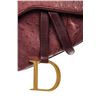 Image 5 : Dior Purple Ostrich Saddle Bag