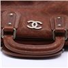 Image 5 : Chanel Brown Wild Stitch Caviar Leather CC Mini Boston Handbag