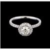 Image 2 : 1.15 ctw Diamond Ring - 14KT White Gold