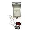 Image 1 : Harsh Realm (1999-2000) - Lt. Thomas Hobbes (Scott Bairstow) Set of Two Dog Tags