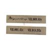Image 1 : Harry Potter Film Series - Set of Two Hogwarts Library Shelf Index Label's - Lot A