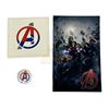 Image 1 : Avengers: Age of Ultron (2015) - Crew Logo Sticker, Pin and European Premiere Ticket