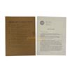 Image 1 : Indiana Jones 5 (2023) - 2 Pages of Hunter College Paperwork - Lot A