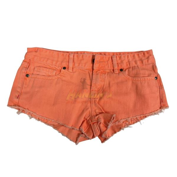 Spring Breakers (2012) - Brit (Ashley Benson) Orange Denim Short Shorts