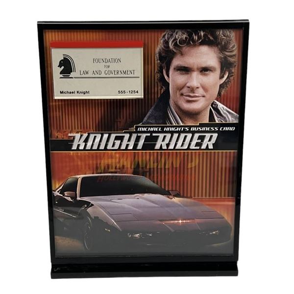 Knight Rider (1982 1986) - Knight Business Card Display