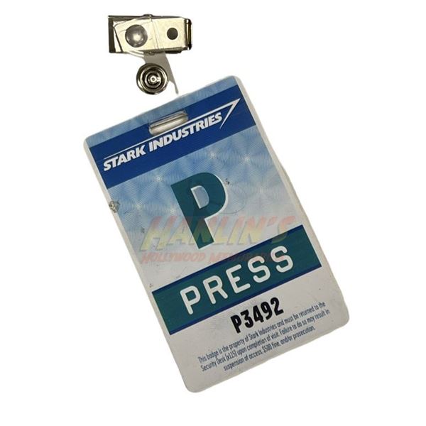 Iron Man (2008) - Stark Industries Press Badge