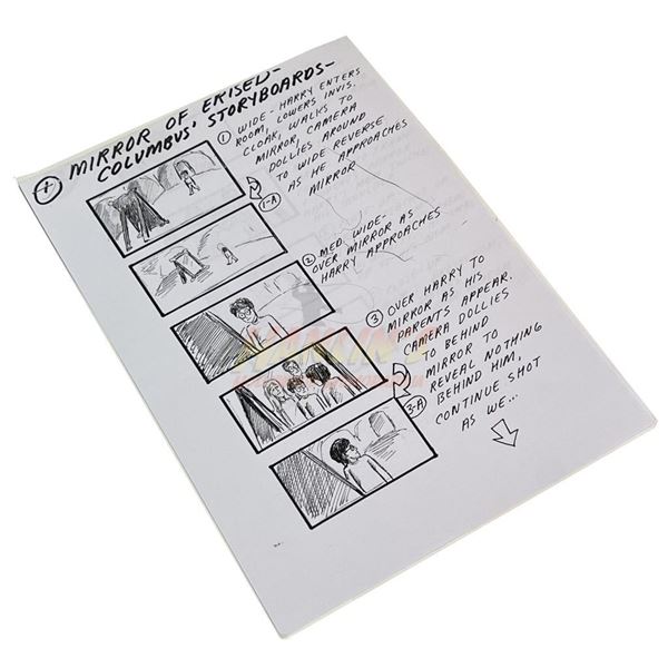 Harry Potter Franchise - Chris Columbus's "Mirror of Erised" Storyboards (Crew Copy)