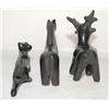 Image 3 : THREE SANTA CLARA POTTERY ANIMALS