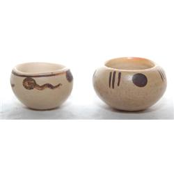 TWO HOPI POTS