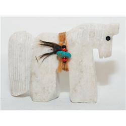ZUNI STONE HORSE FETISH