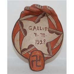 ACOMA POTTERY ASHTRAY