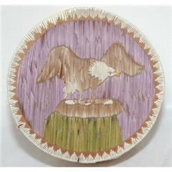 CHIPPEWA QUILLED BERCH BARK CONTAINER