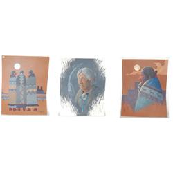 THREE NAVAJO PAINTINGS