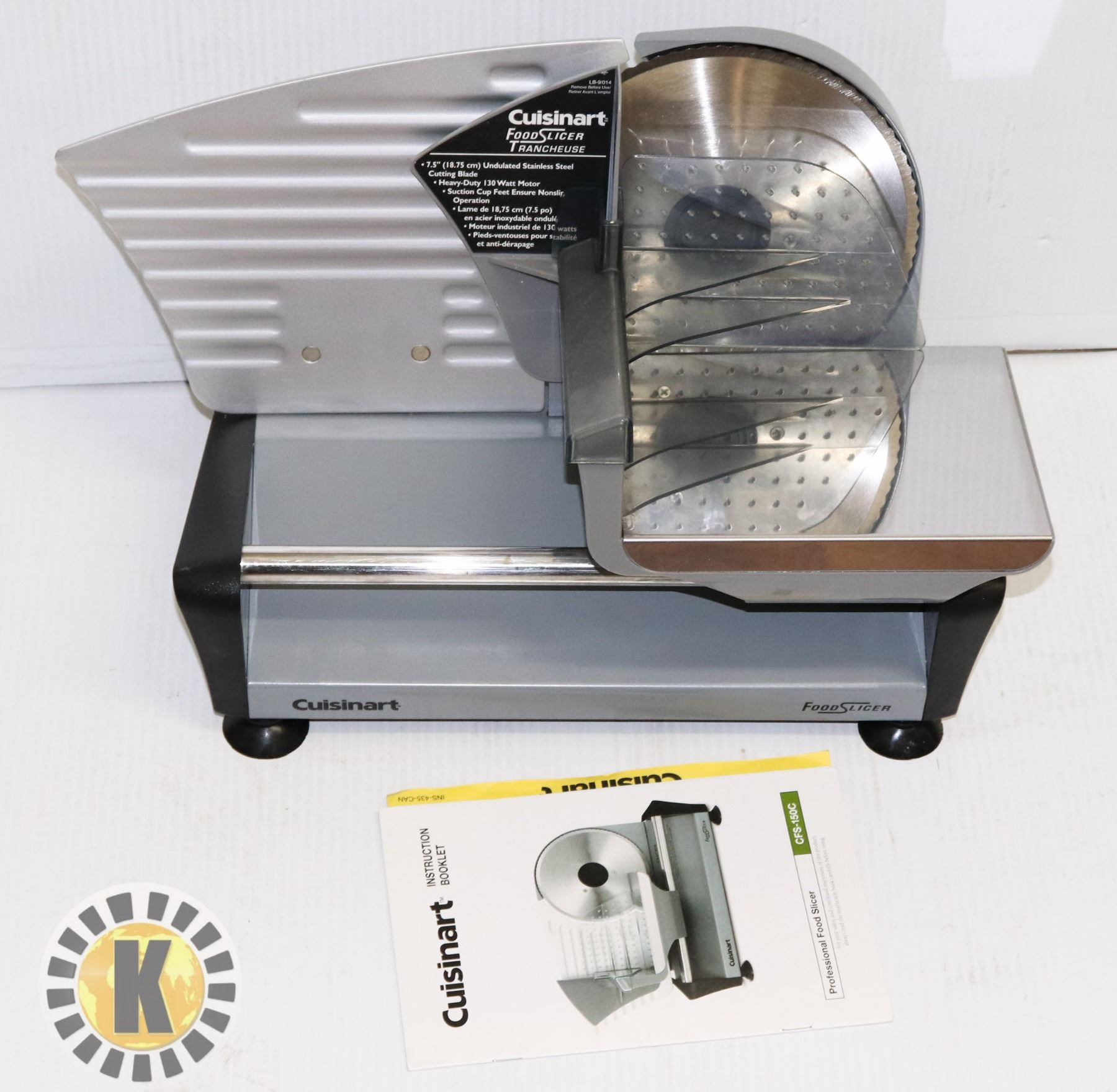 CUISINART PROFESSIONAL FOOD SLICER MODEL NUMBER