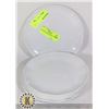 Image 1 : 6 PLASTIC WHITE SM PLATES
