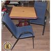Image 1 : PATIO TABLE WITH 2 CHAIRS