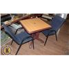 Image 1 : PATIO TABLE WITH 2 CHAIRS