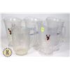 Image 1 : LOT OF 5 ASSORTED BEER PITCHERS