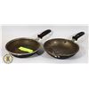 LOT OF 2 X 8" FRYING PAN