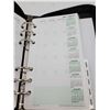 Image 3 : Day-Timer Traditional Loose Leaf Starter Set - Leather Zip Up Case with Wallet Pockets
