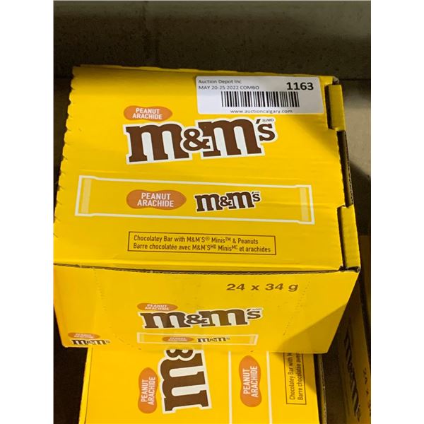 M&M Peanut Candy Bars 2- 24x34g