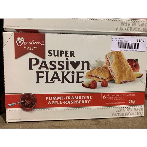 Vachon Super Passion Flakie Apple/Raspberry Pastries - 2x6 Pastries