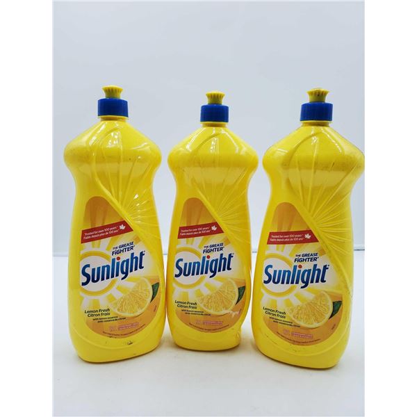 Sunlight Lemon Fresh Dishwashing Liquid (3 x 1.2L)