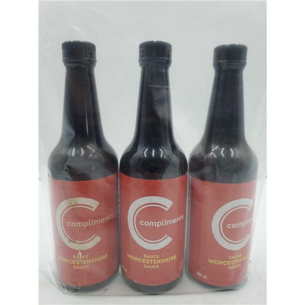 Compliments Worcestershire Sauce (3 x 285ml)
