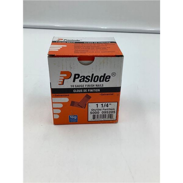 Paslode 16 Guage 1-1/4" Galvanized Finishing Nails 5000 Count