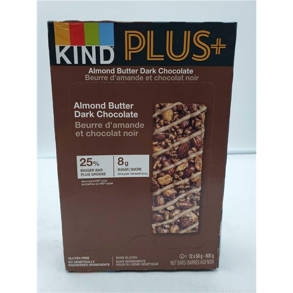 Kind Plus Almond Butter dark Chocolate (12 x 50g)