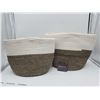 Image 2 : Allen& Roth Fabric Bag Planters (set of 2)