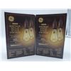 Image 1 : GE Vintage Style LED Warm Candle Lights (2 x 2-60w)