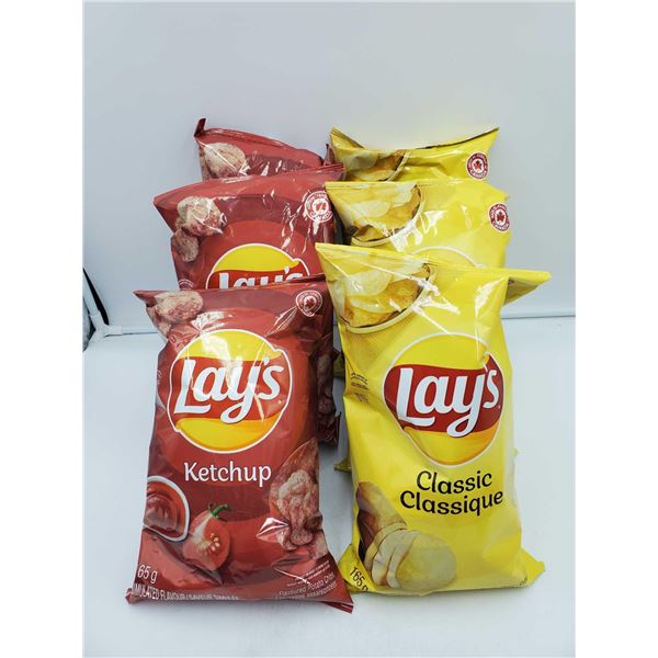 Assorted Lays Potato Chips (6 x 165g)