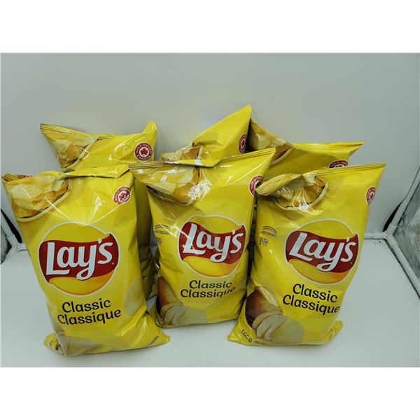 Lays Classic Potato Chips (6 x 165g)