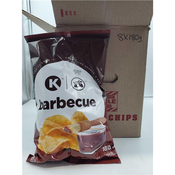 Circle K Barbecue Potato Chips (8 x 180g)