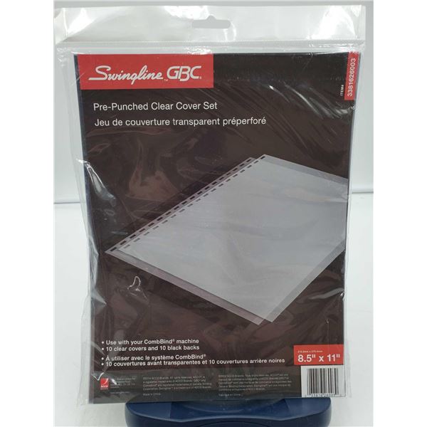 Swingline Pre- Punched Cover Set (8.5in x 11in) 10ct