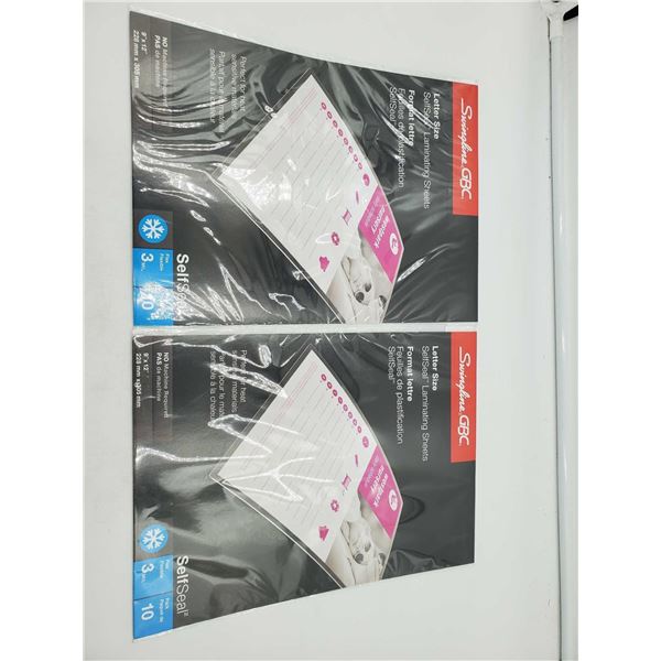 Swingline Letter Size Self Laminating Sheets(2 x 10)