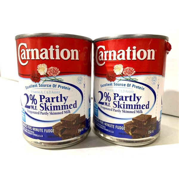 Carnation 2%Partly Skimmed Evaporated Milk 2X354ml