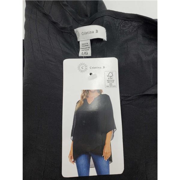 Cristina B Wrap Top (L)