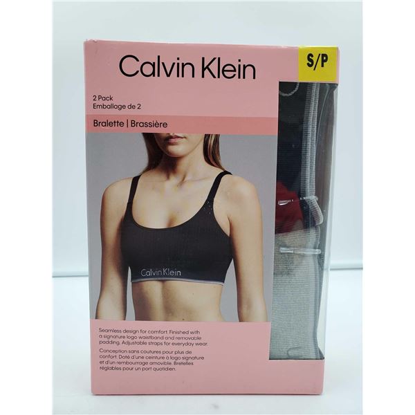 Calvin Klein 2-Pack Bralette (S)